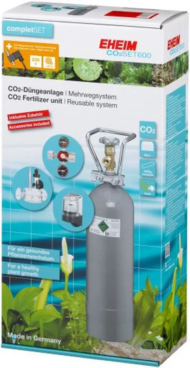 Eheim CO2 Set 600 - Incl. Fles & Magneetventiel