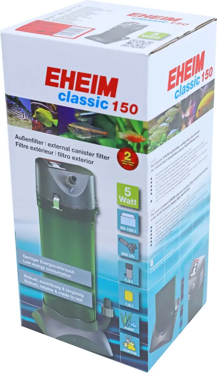 Eheim Classic 2211 Aquariumfilter 300L/h