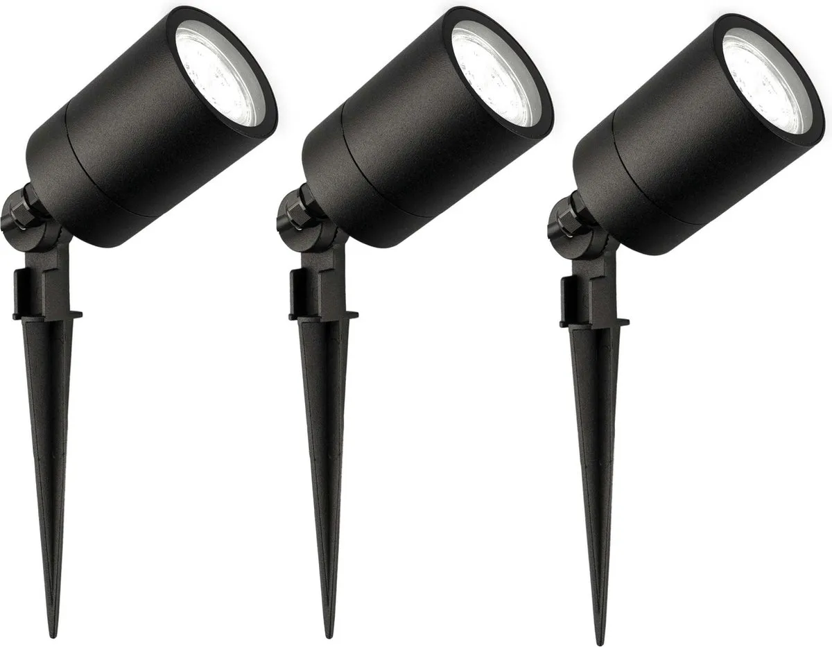 LEDVION 3x LED Prikspots 5W 6500K