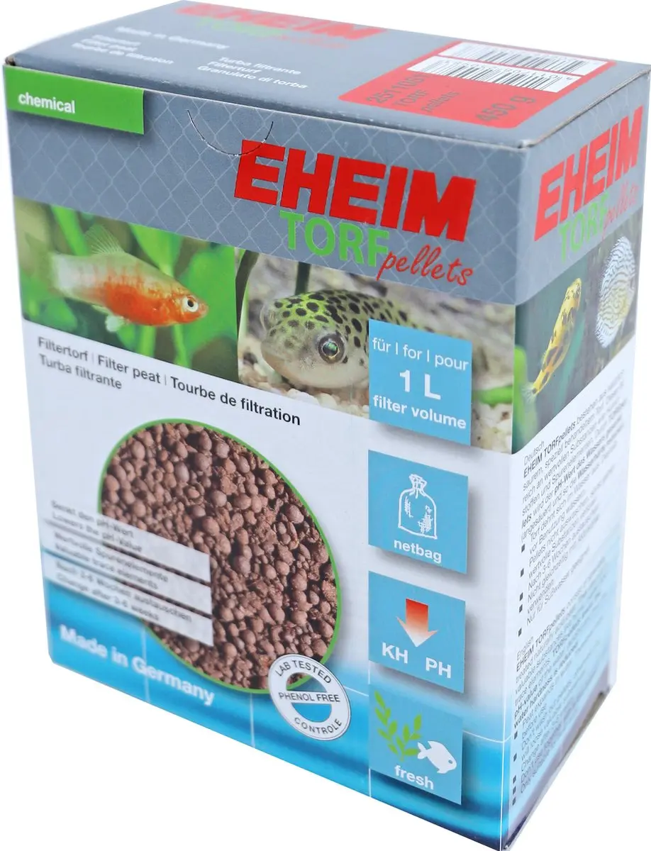 Eheim Torf pellets met perlonzak 2511051, 1 liter