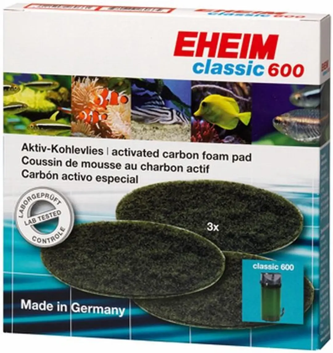 Eheim Classic 600 Koolfilterschijf - 3 Stuks