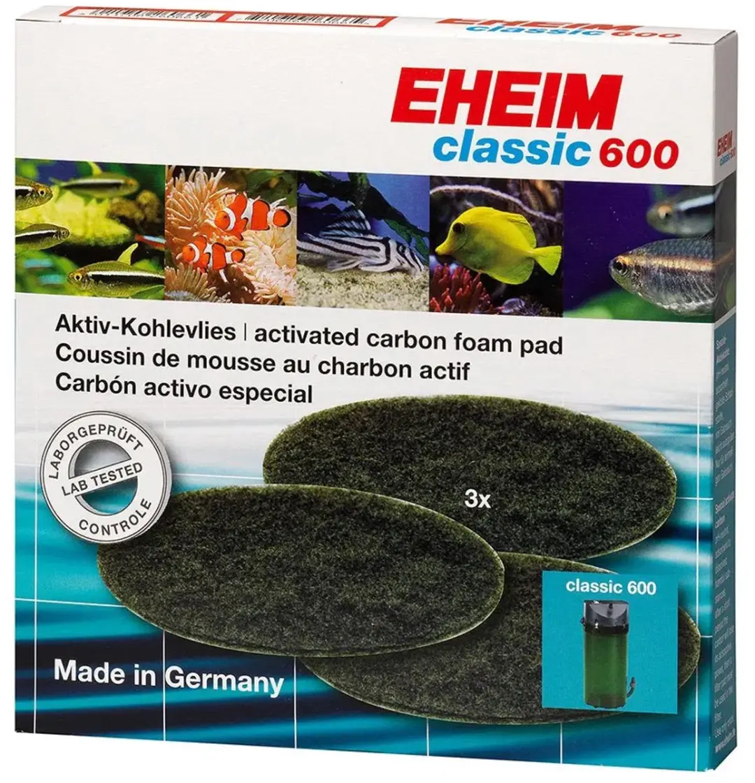 Eheim Classic 600 Koolfilterschijf - 3 Stuks
