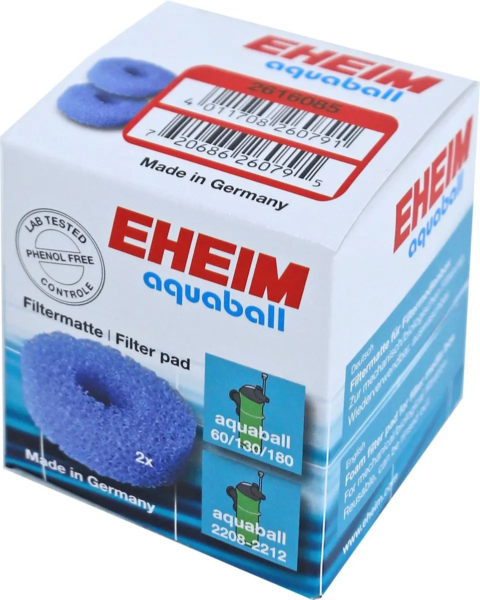 Eheim Filtermat Aquaball Blauw