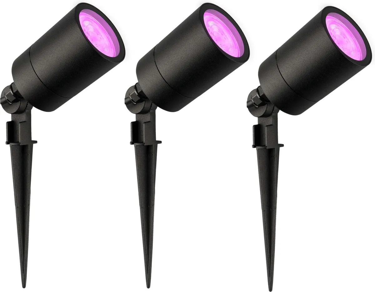 LEDVION 3x RGBWW LED Prikspots