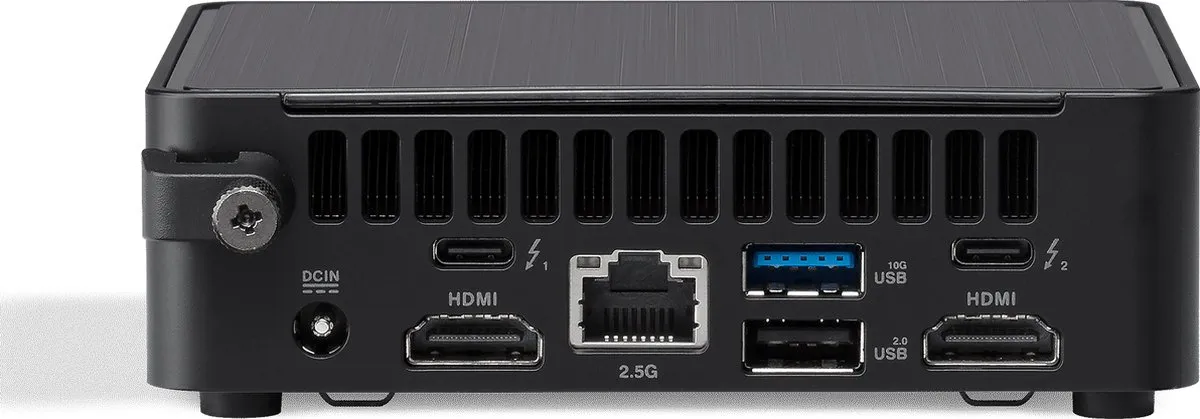 ASUS NUC14RVKU7000R0 Mini PC - Zwart - afbeelding 6 van 6