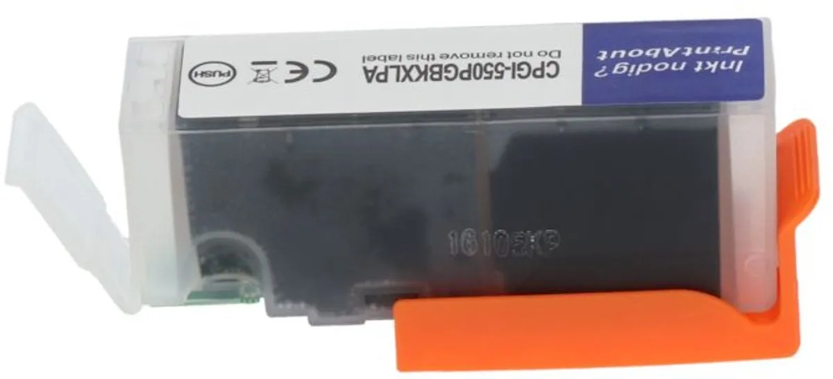 PrintAbout PGI-550PGBK Inktcartridge Zwart - 25ml - o.a. Canon PIXMA