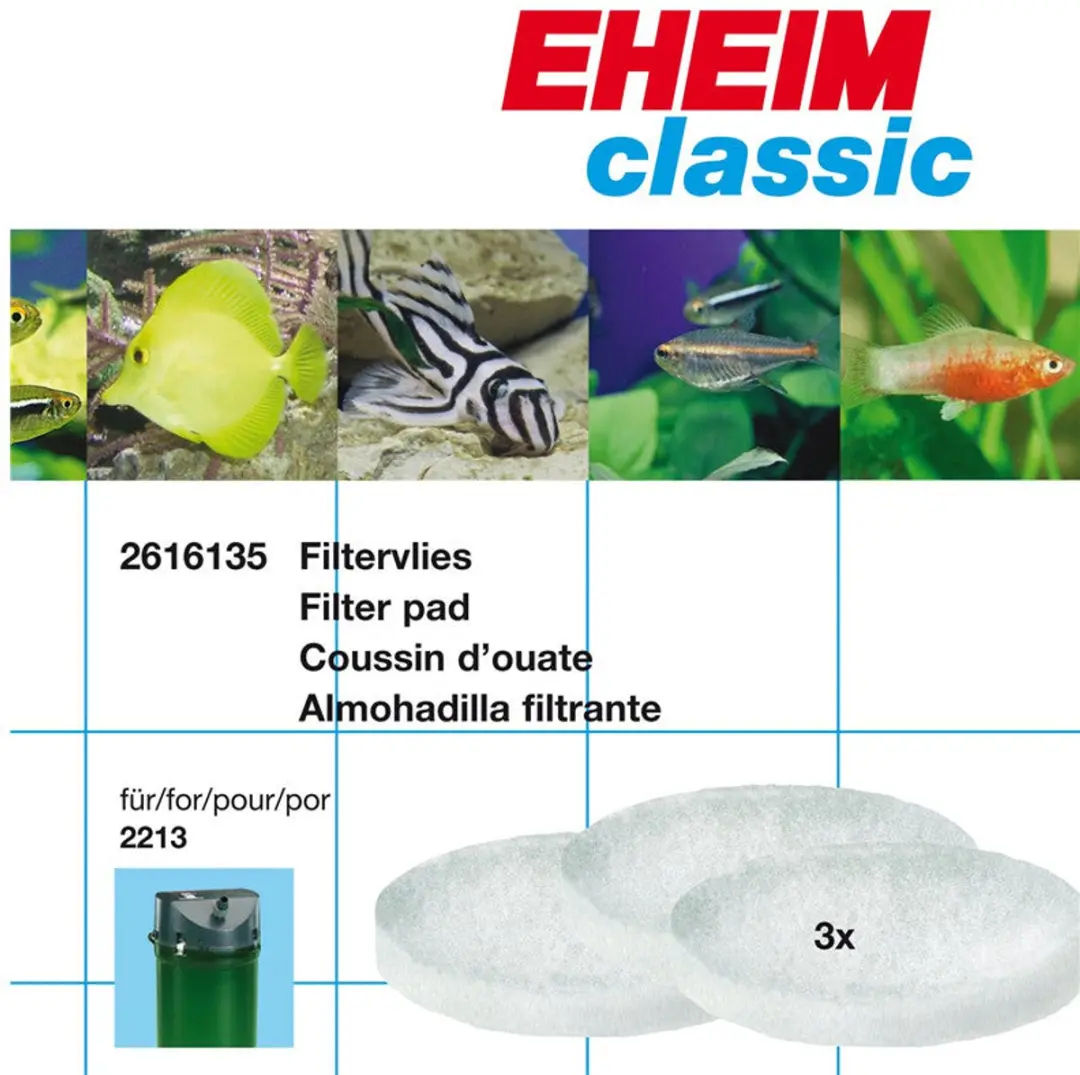 Eheim Filtervlies Classic 250 - 3 Stuks