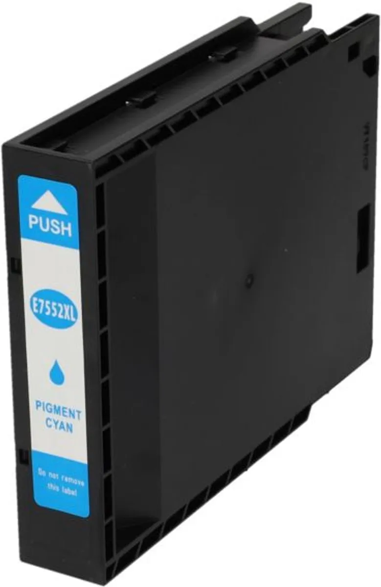 PrintAbout T7552 Cyaan Inktcartridge - 7200 pagina's - Epson