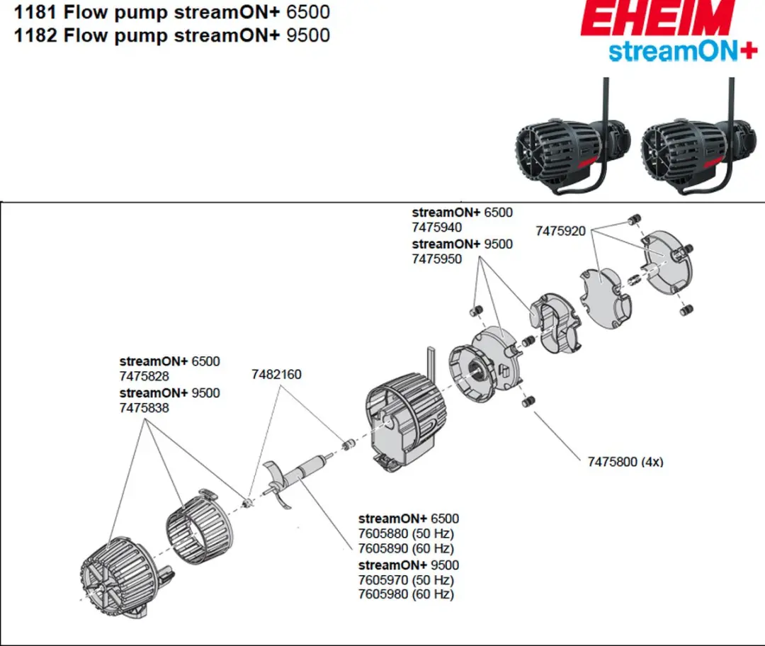 Eheim Streamon Plus 6500 Pomp