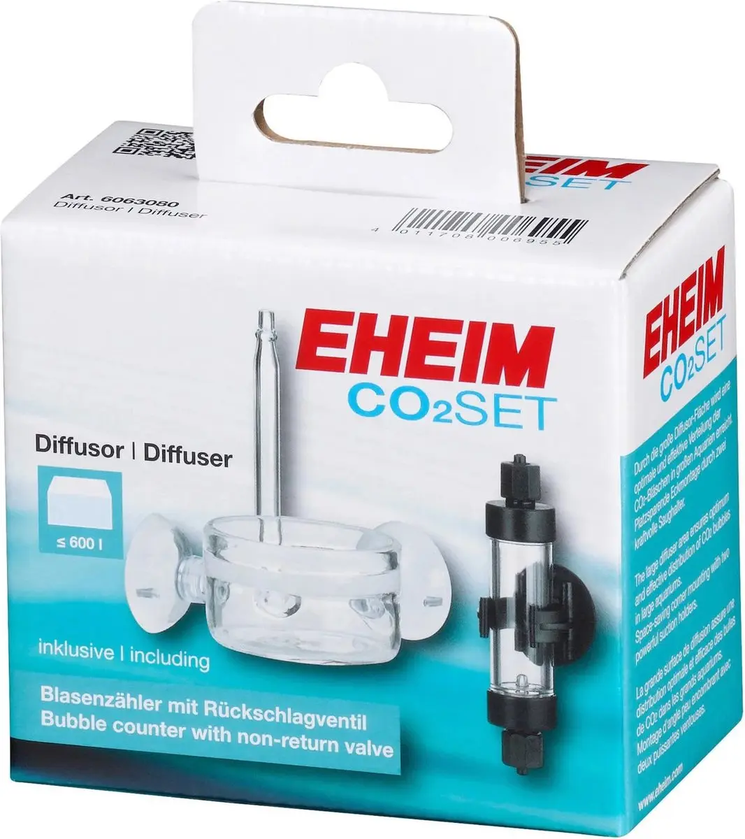 Eheim CO2 Diffusor 600L - Transparant