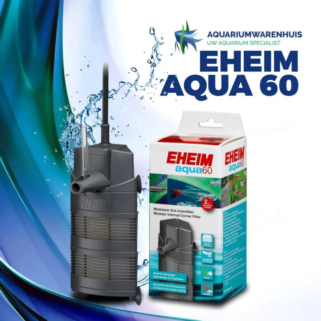 Eheim Binnenhoekfilter Aqua 60L - 160 l/h