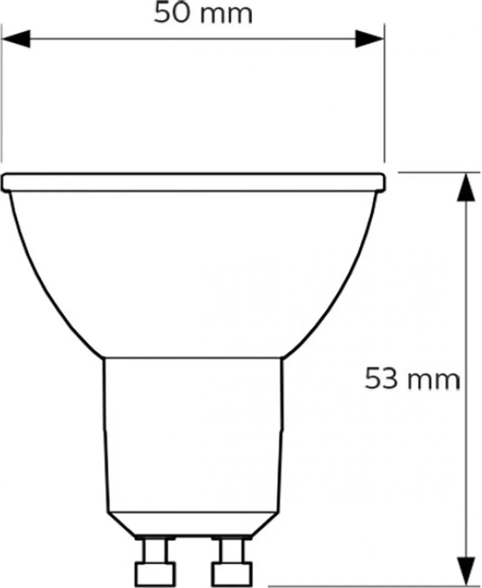 Philips CorePro LEDspot GU10 3.5W 2700K - Extra Warm Wit