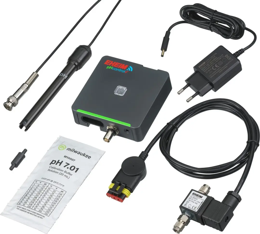 Eheim pHcontrol+e Set - pH-meter met CO₂-magneetventiel - Zwart - afbeelding 6 van 6