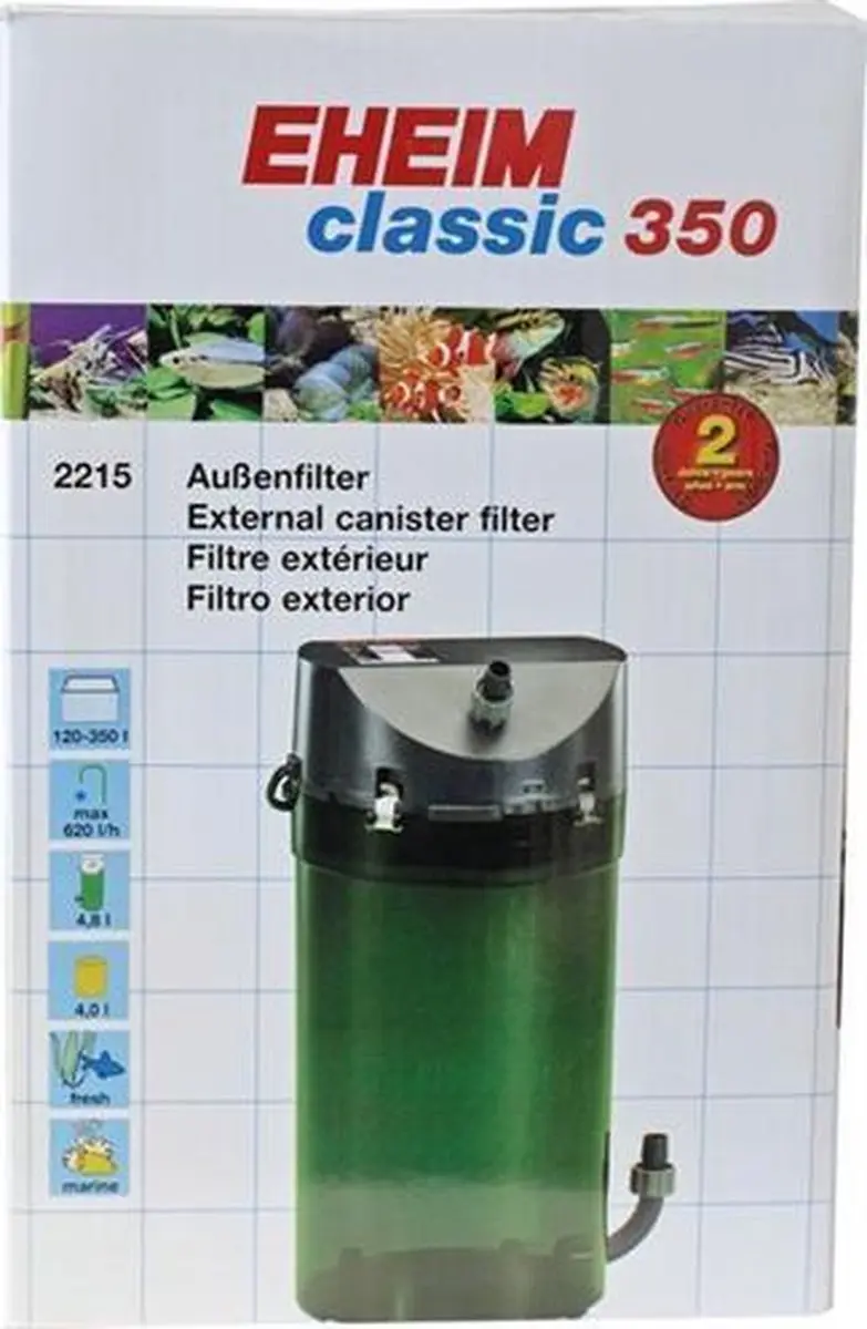 Eheim Classic 350 Buitenfilter - 620 l/u