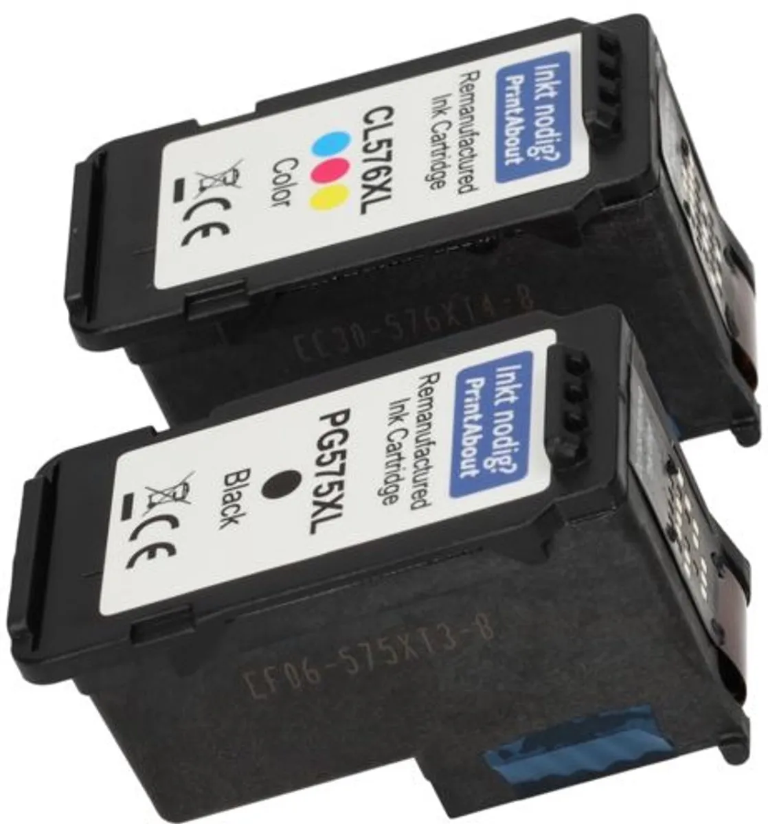 PrintAbout PG-575 + CL-576 Inktcartridge - Zwart + 3 Kleuren - 20 Stuks
