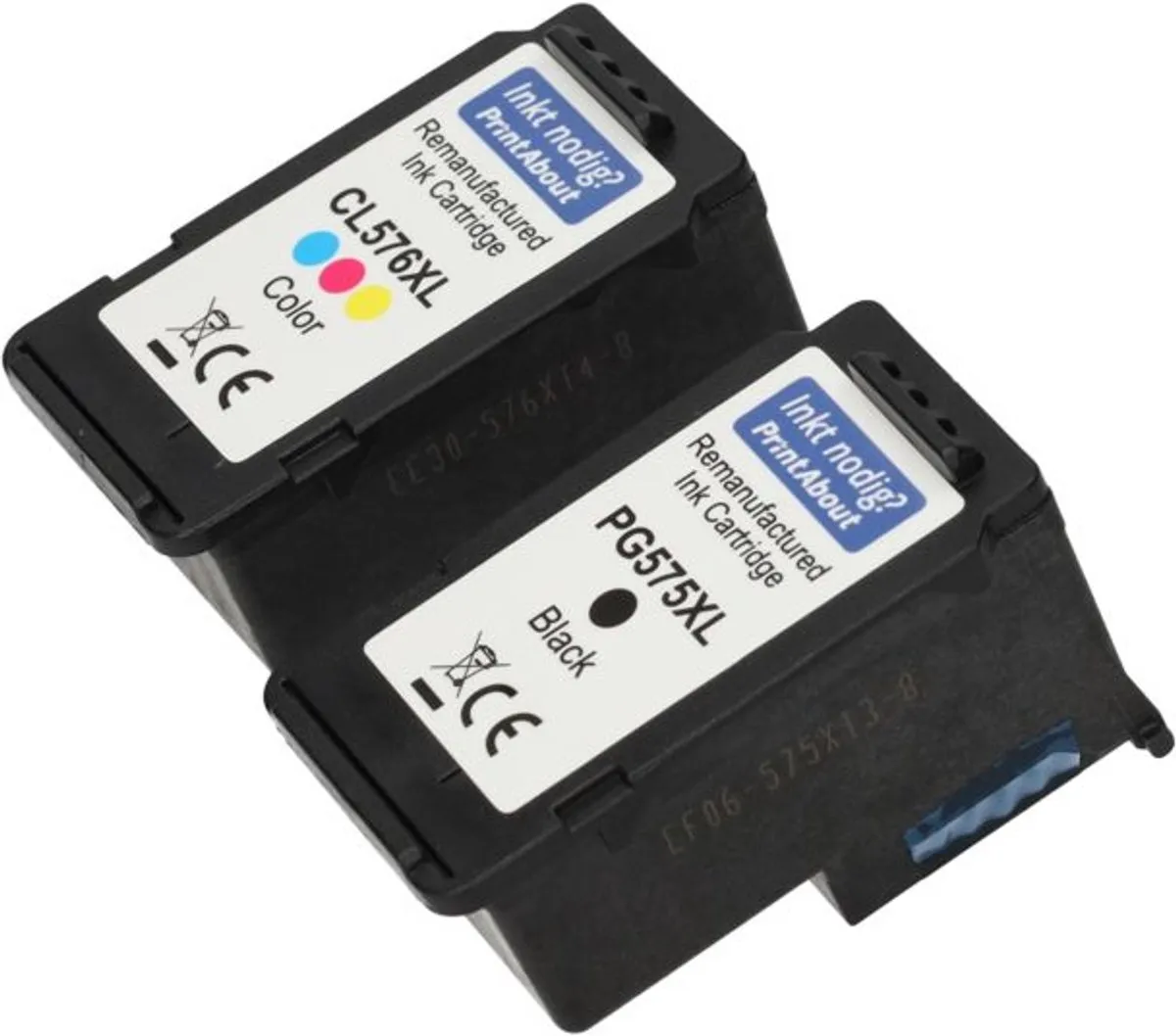 PrintAbout PG-575 + CL-576 Inktcartridge - Zwart + 3 Kleuren - 20 Stuks