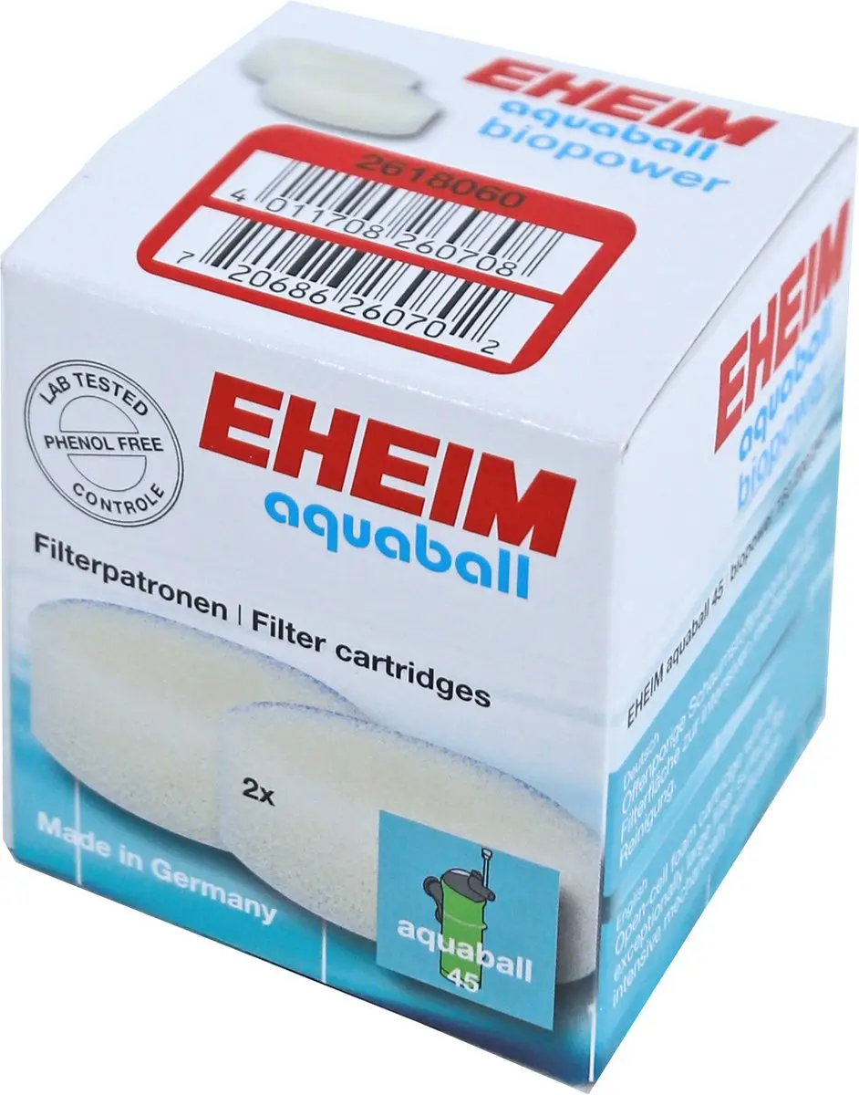 Eheim Aquaball 45 Biopower Filterpatroon 160-240
