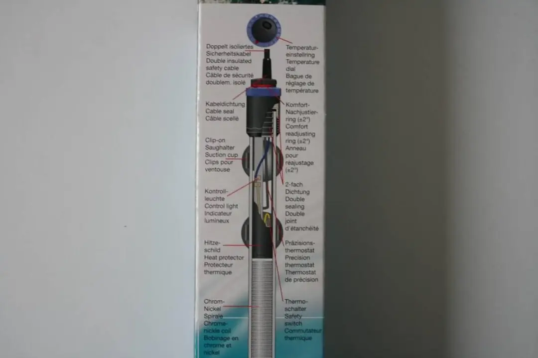 Eheim Aquarium Verwarming 200W - Zwart
