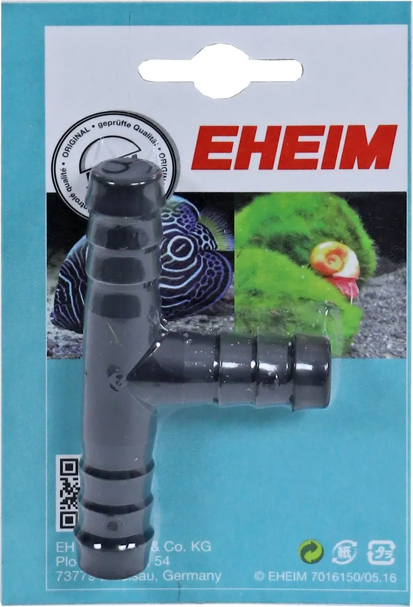 Eheim T-stuk 12/16mm