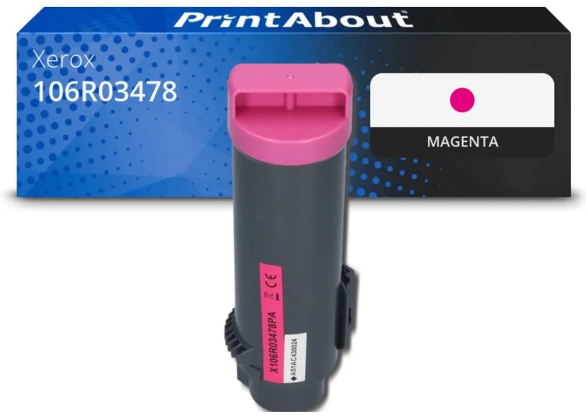 PrintAbout Xerox 106R03478 Toner Magenta