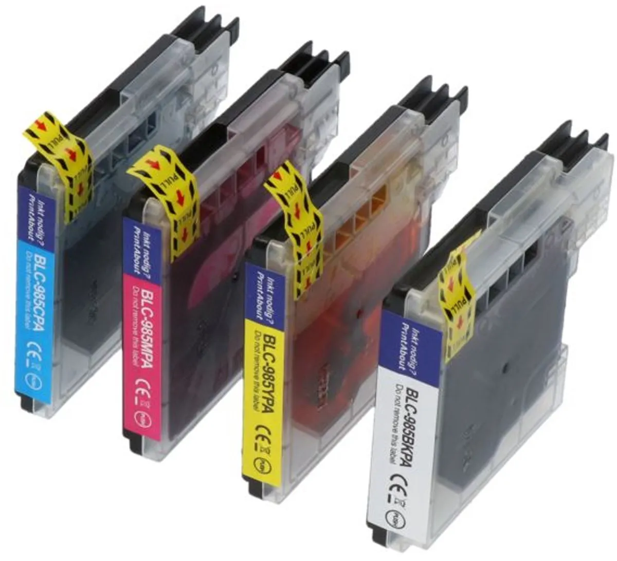 PrintAbout LC-985VALBP-PA2 Inktcartridge - 4 Kleuren - 2.900 pagina's