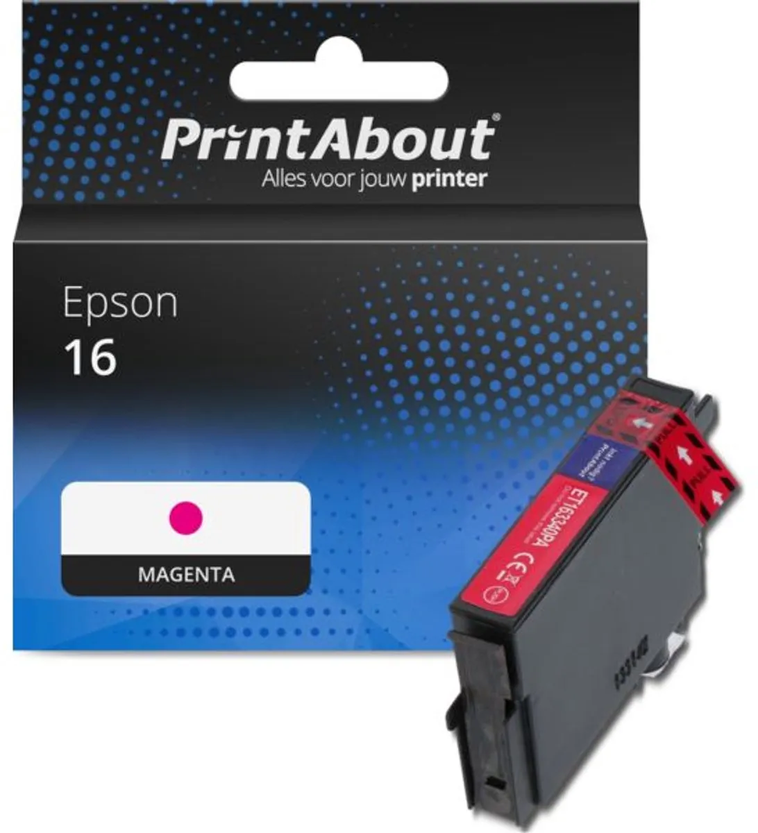 PrintAbout Inktcartridge C13T16234012 Magenta