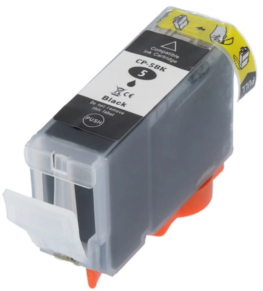PrintAbout PGI-5BK Inktcartridge - Zwart - 28.5ml - o.a. Canon PIXMA