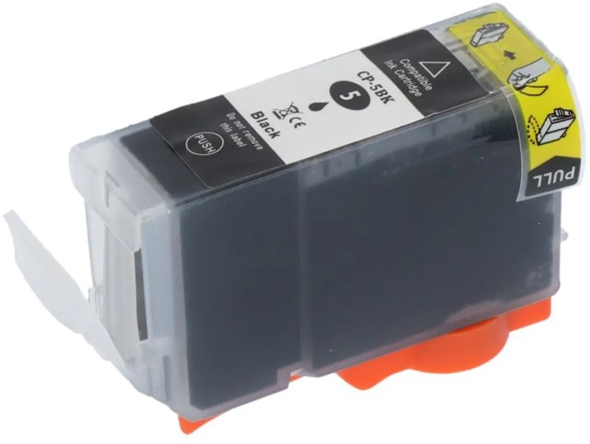 PrintAbout PGI-5BK Inktcartridge - Zwart - 28.5ml - o.a. Canon PIXMA