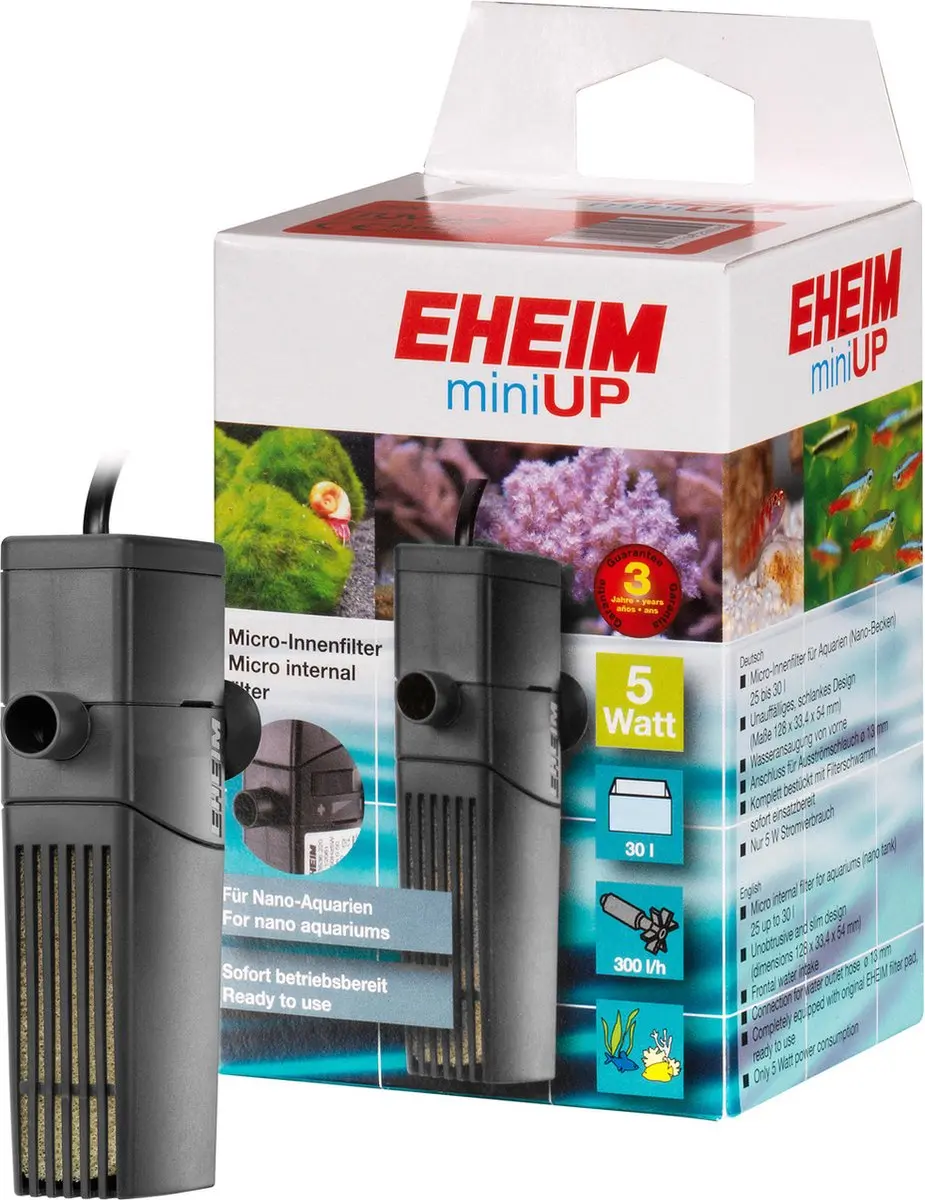 Eheim Miniup 30 Binnenfilter 300 l/u