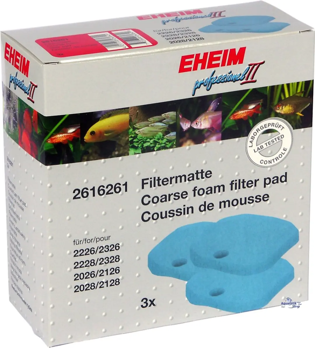 Eheim Schuimstof Filtermat Blauw