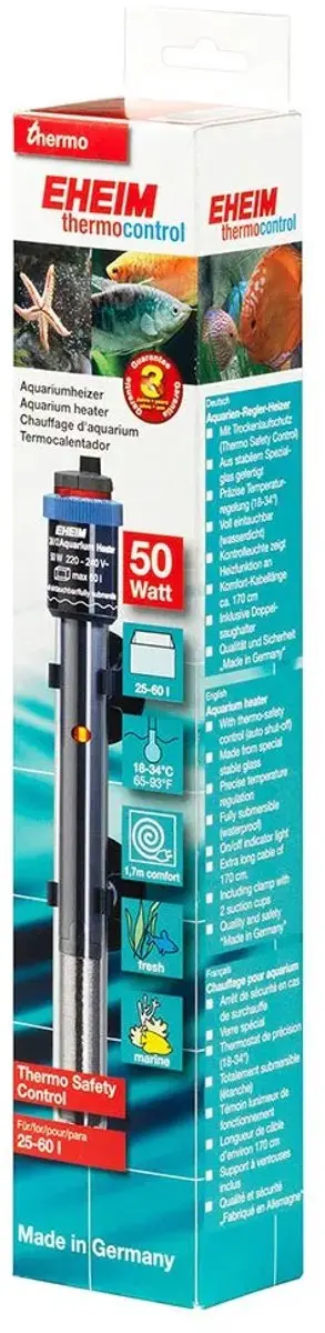 Eheim Aquarium Verwarming 50W - Zwart