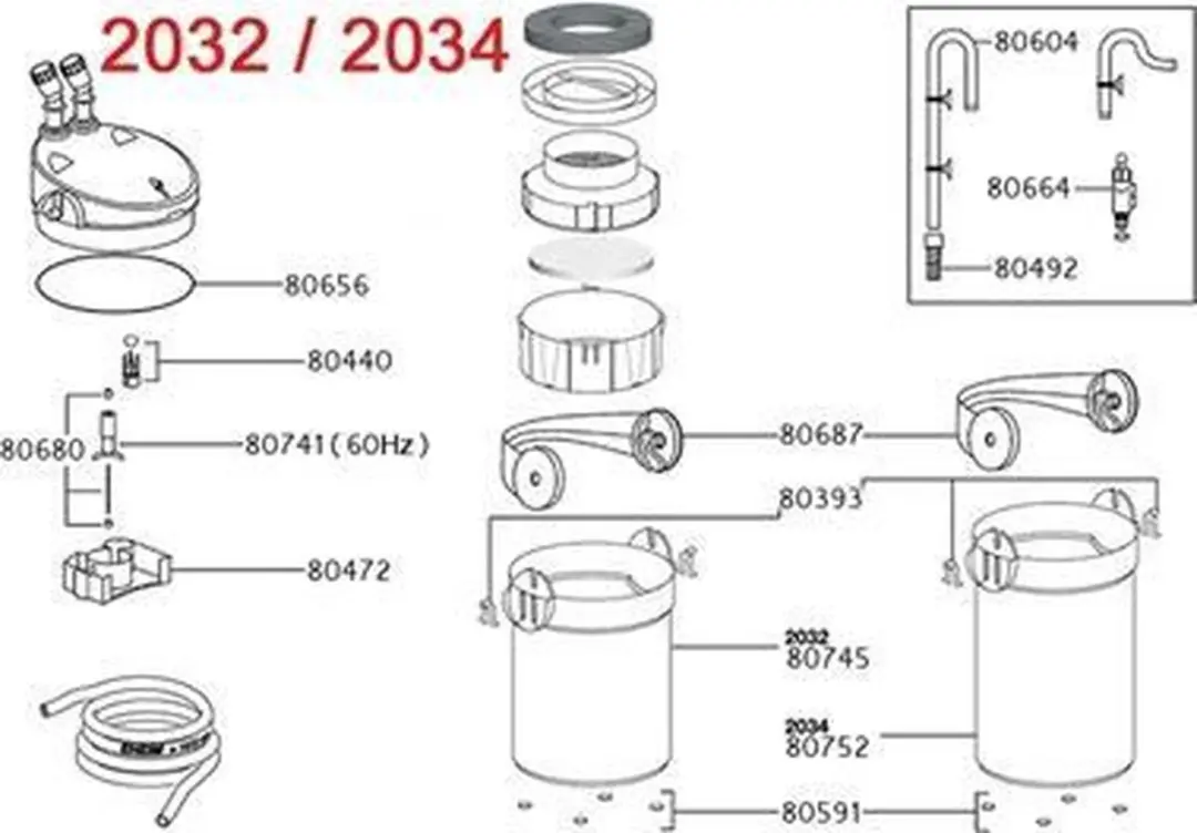 Eheim pomprad voor 2231/2232/2234