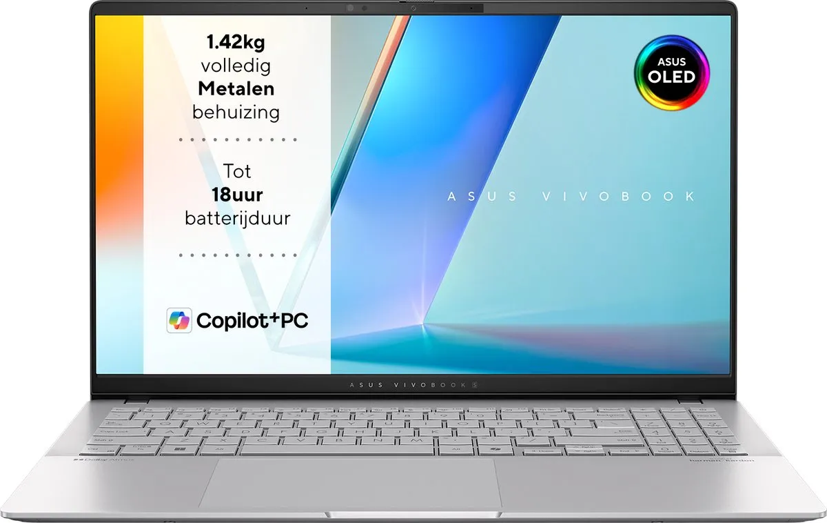 ASUS Vivobook S15 S5507QA-MA006W Copilot+ Laptop 15.6"