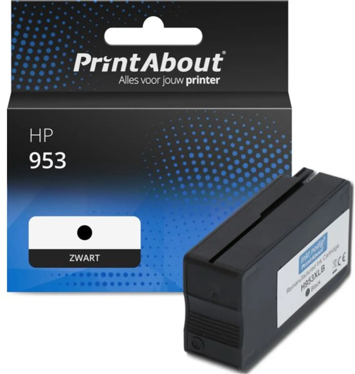 PrintAbout Inktcartridge L0S58AE Zwart