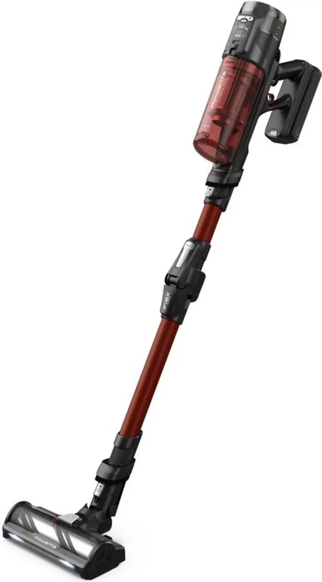 Rowenta X-Force Flex 13.60 RH9A73 Steelstofzuiger - Zwart/Rood - afbeelding 5 van 6