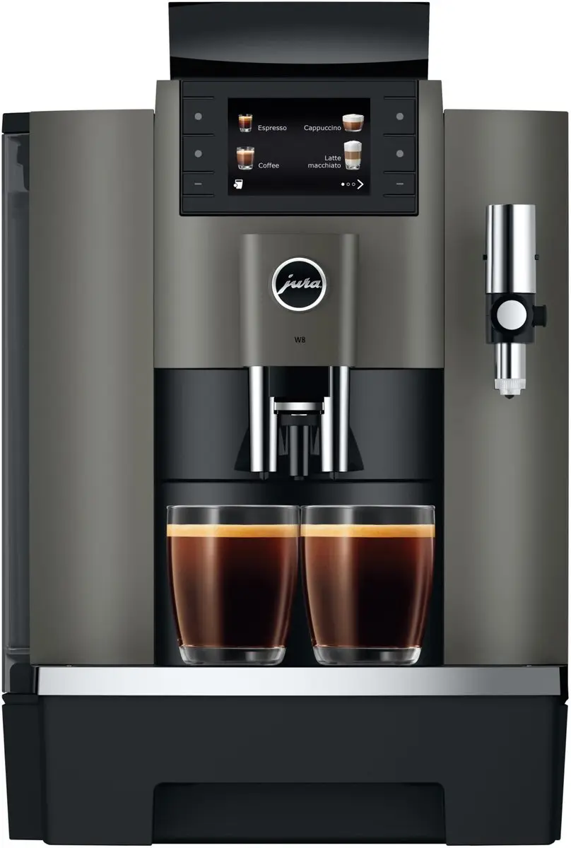 Jura W8 Dark Inox Volautomatische Espressomachine