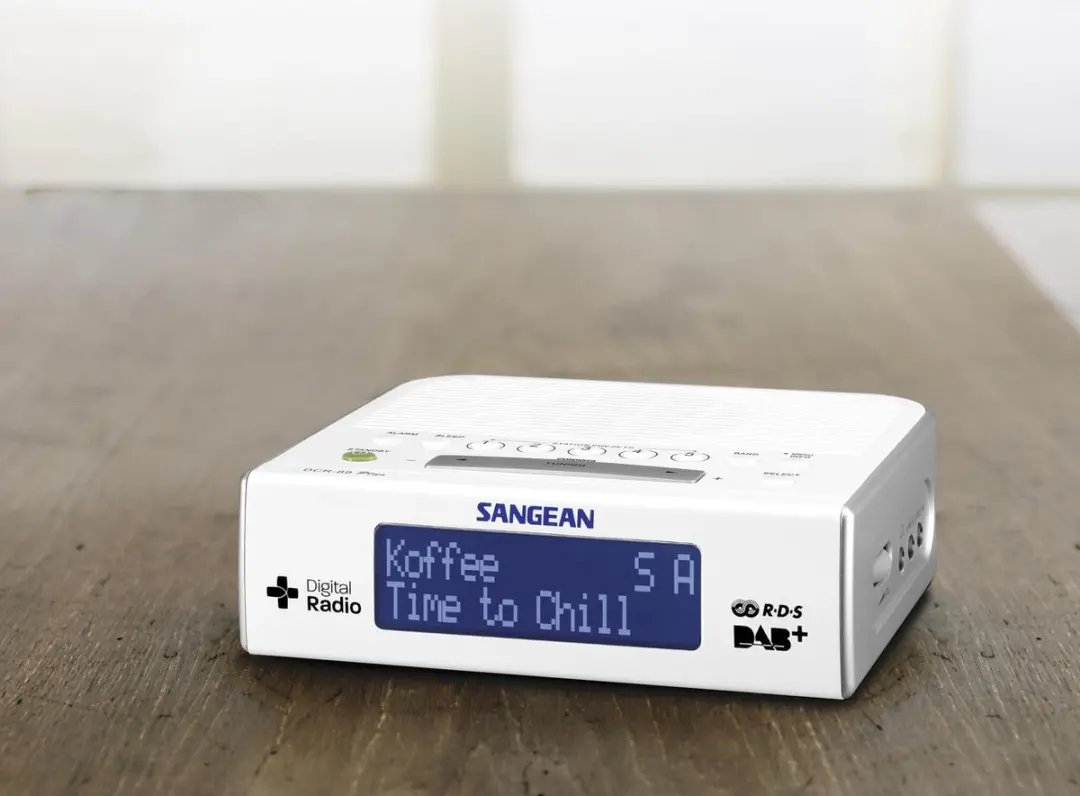 Sangean DCR-89+ Wekkerradio DAB+ - Wit