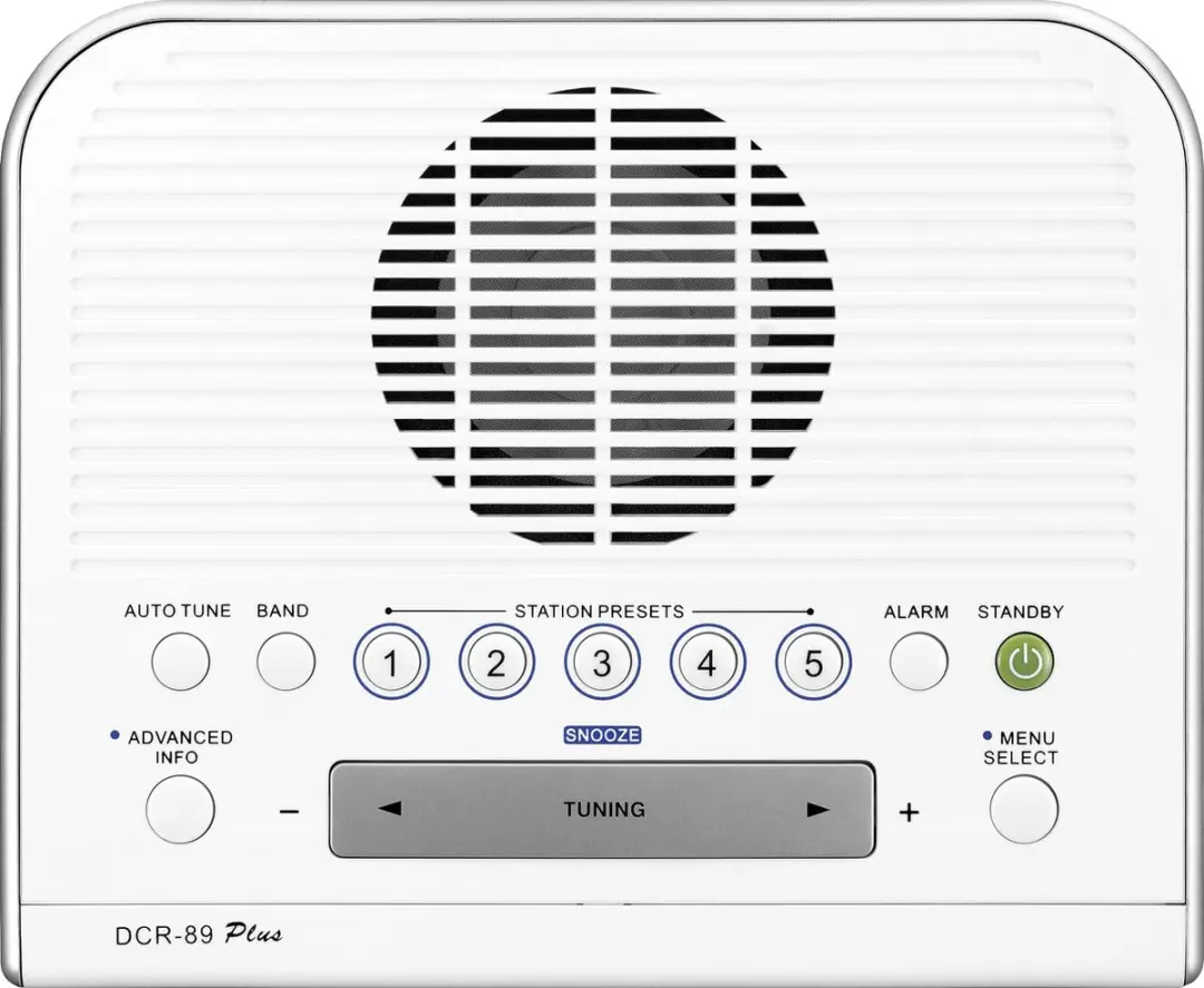 Sangean DCR-89+ Wekkerradio DAB+ - Wit