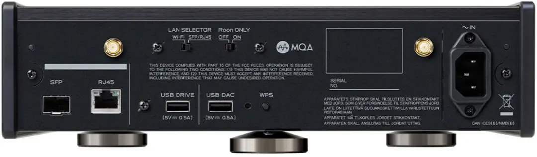 TEAC NT-507T Netwerk Audio Transport - Zwart - afbeelding 5 van 6