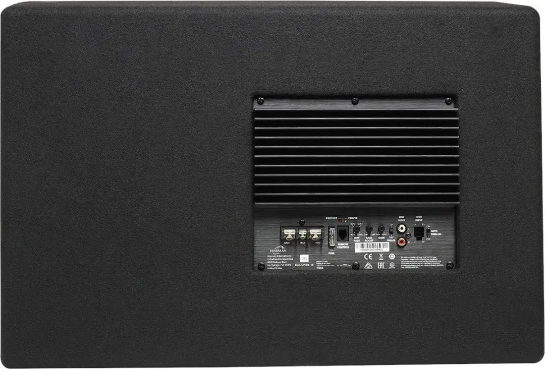 JBL BassPro 12 Actieve Subwoofer 450W - Zwart/Oranje - afbeelding 6 van 6