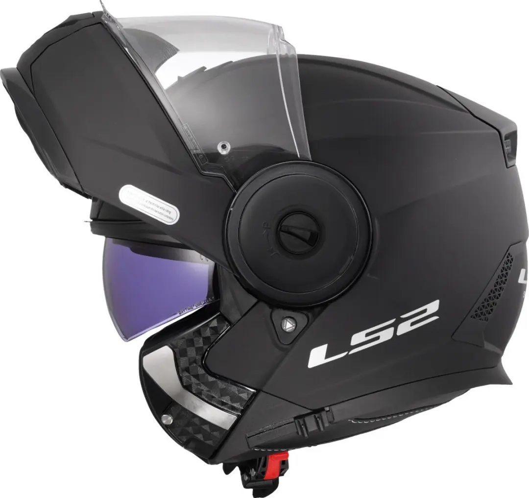LS2 FF902 Scope II Solid Mat Zwart Systeemhelm - Maat L - afbeelding 4 van 6
