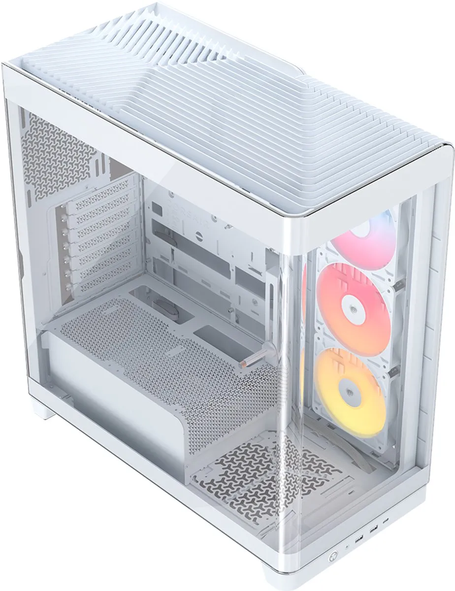 Corsair FRAME 4500X RS-R ARGB Midtower - Wit - 3x 120mm RS120-R