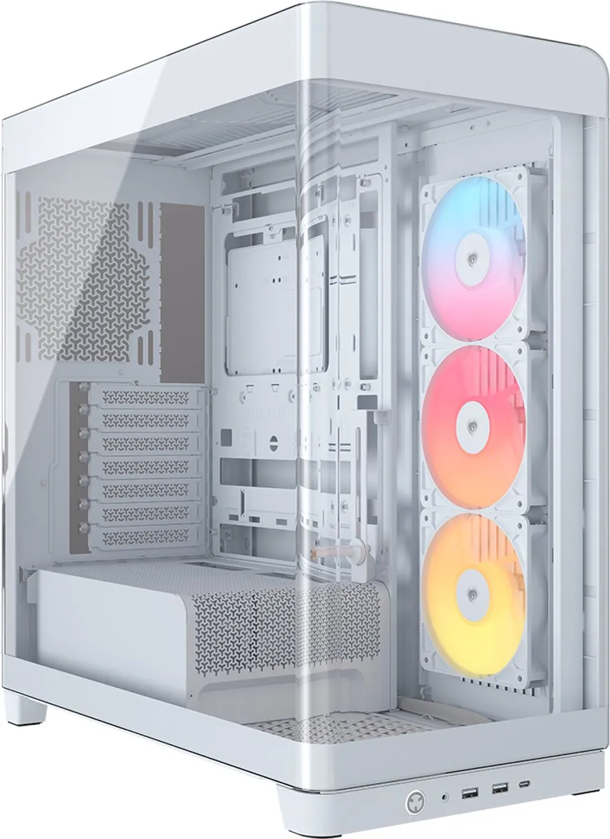 Corsair FRAME 4500X RS-R ARGB Midtower - Wit - 3x 120mm RS120-R
