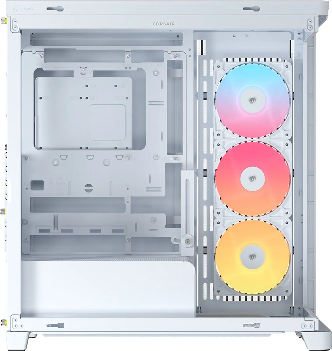 Corsair FRAME 4500X RS-R ARGB Midtower - Wit - 3x 120mm RS120-R