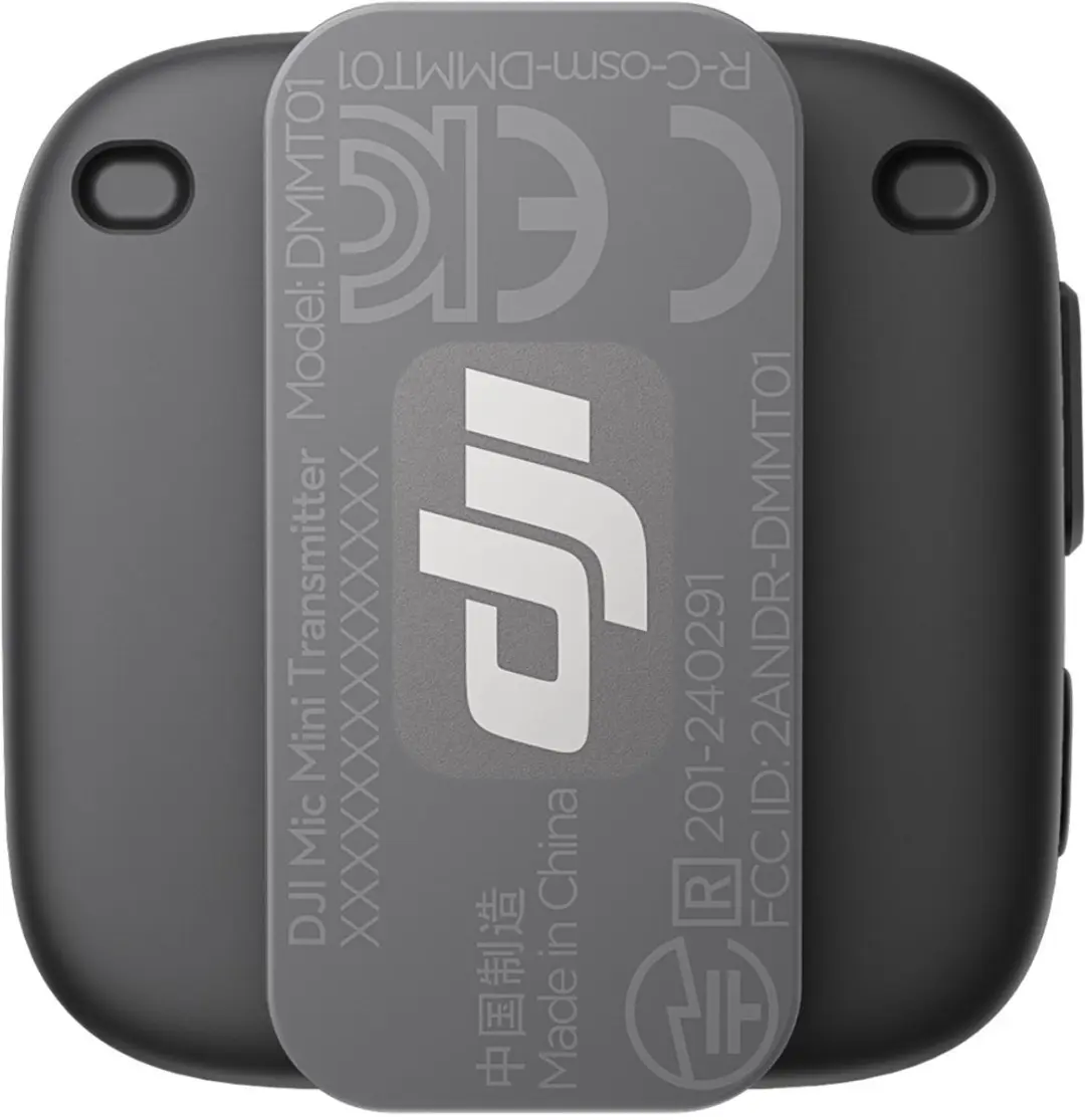 DJI Mic Mini Draadloze Microfoon - Zwart - afbeelding 6 van 6