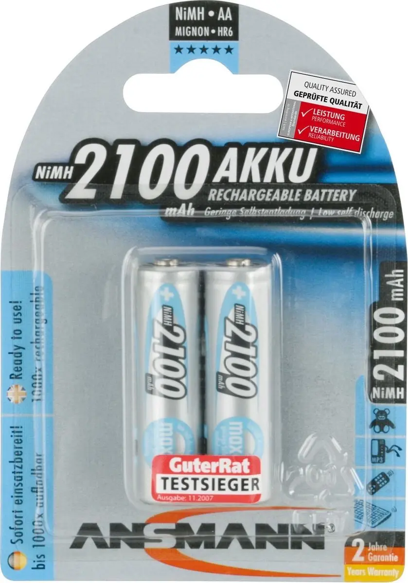 Ansmann AA Oplaadbare Batterijen