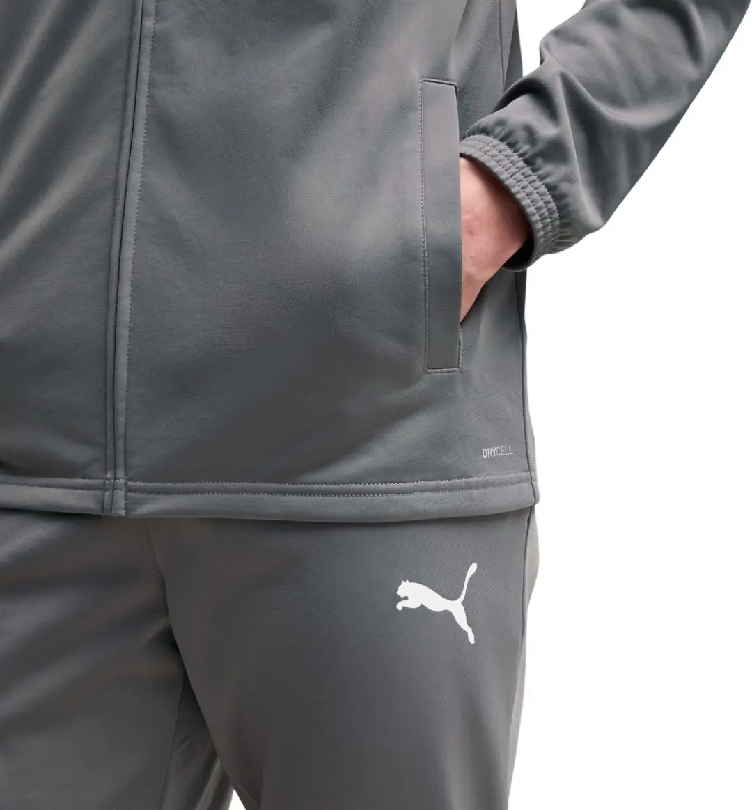PUMA individualRISE Trainingspak M - Grijs/Zwart/Rood - afbeelding 6 van 6
