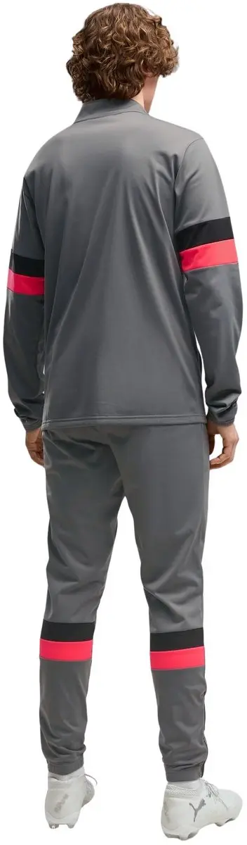 PUMA individualRISE Trainingspak M - Grijs/Zwart/Rood