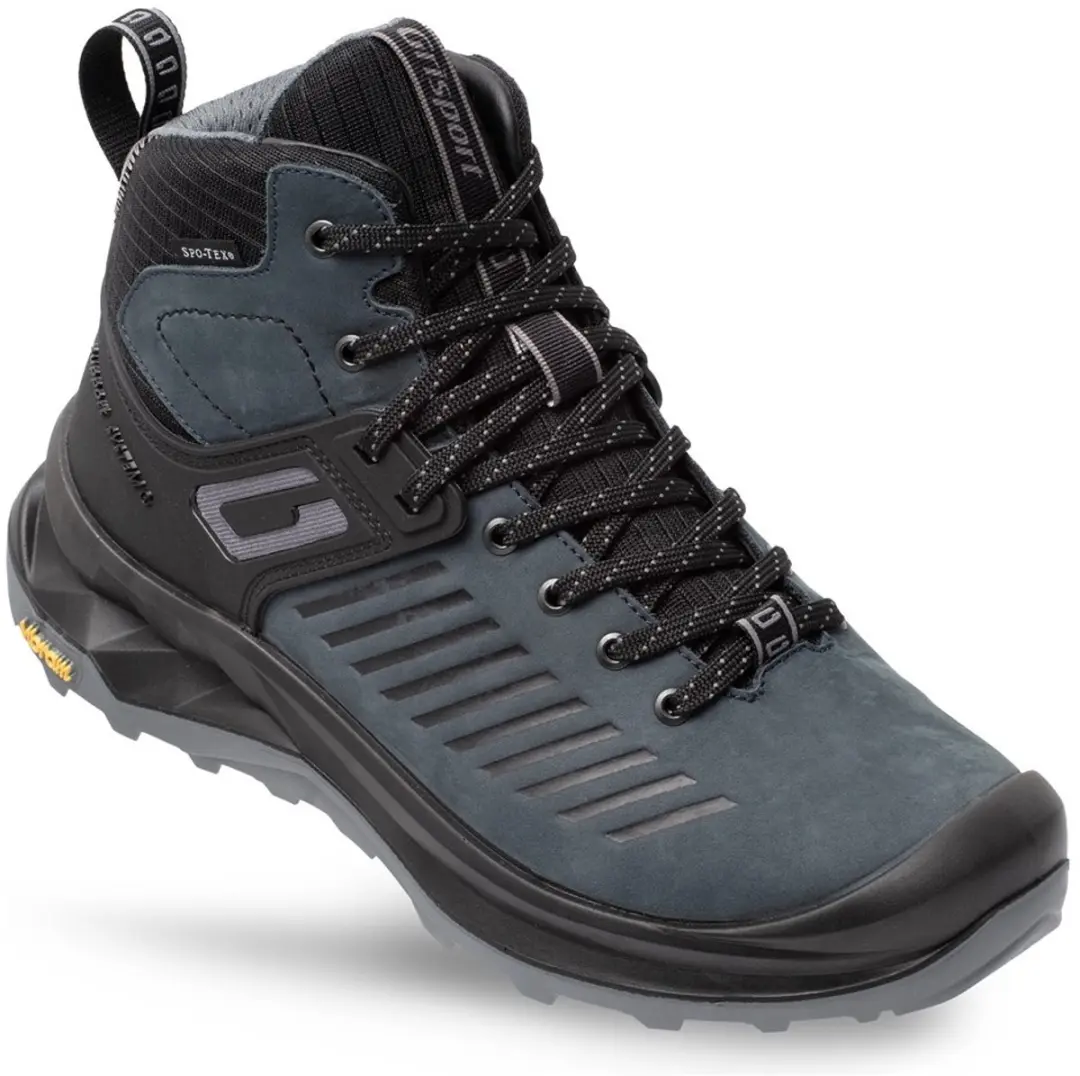 Grisport Journey mid blauw wandelschoenen uni (15419-06)