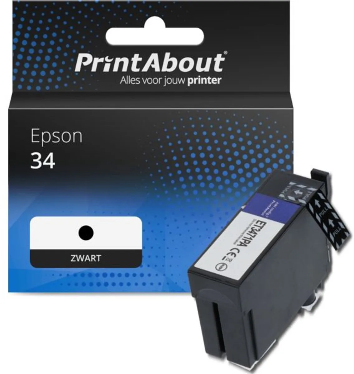 PrintAbout Inktcartridge C13T34614010 Zwart